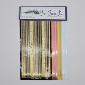 Vintage Escapes - 'Pin Stripe' Peel Off Pack 
