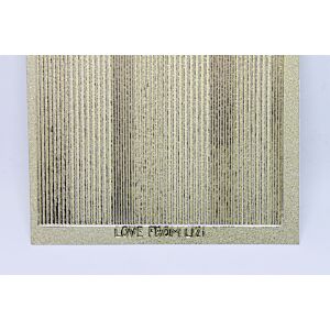 Pin Stripe Peel-Off Stickers - Gold Mirror Moondust