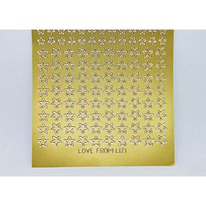 Mini Star Peel-Off Stickers - Gold