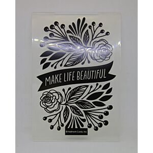 Make Life Beautiful - Embossing Folder