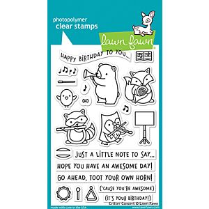 Critter Concert - Stamps - Lawn Fawn