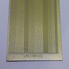 Pin Stripe Peel-Off Stickers - Gold Moondust
