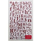 Glitter Alphabet Stickers - Ruby Red