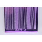 Pin Stripe Peel-Off Stickers - Lilac Mirror