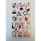 Home Sweet Home Chipboard Stickers