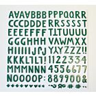 Foam Alphabet  Thicker Stickers - Green