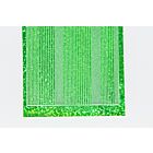 Pin Stripe Peel-Off Stickers - Green Holographic