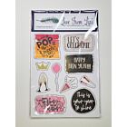 Party Time! - Chipboard Stickers