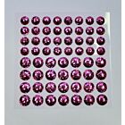 Shimmer Dome Stickers - Small - Pink