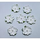 Magnolia Lane - Small Pearled Flowers - White