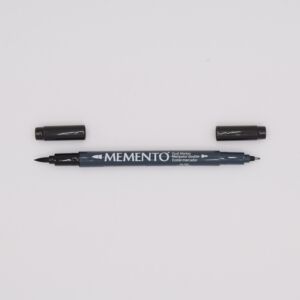 Tsukineko Memento Dual Tip Marker Pen - Tuxedo Black