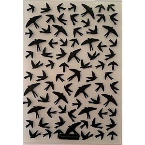 Swallows - A5 Embossing Folder 