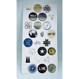 A Moment in Time - Circular Stickers - March 20 Add On