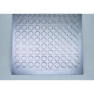 Mini Circle Peel-Off Stickers - Silver