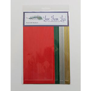 LFL Christmas Pin Stripe Essentials Peel Off Pack