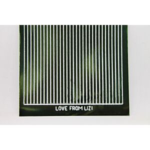 Straight Peel-Off Stickers - Racing Green Mirror