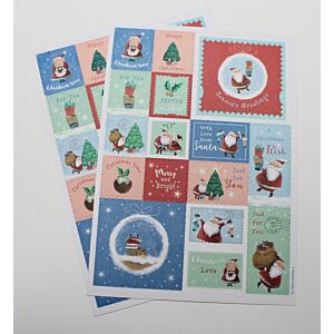 Oh Santa - Die Cut Christmas Stamps