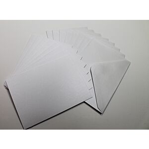 Pearlescent Card And Envelope Pack - 5"x7"