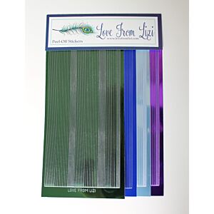 Full Bloom - 'Pin Stripe' Peel Off Pack 