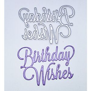 Birthday Wishes - Steel Cutting Die