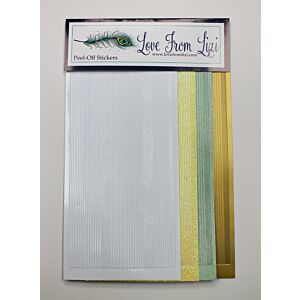 Live Love Laugh  - 'Pin Stripe' Peel Off Pack 