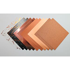 Heavyweight Specialty Papers - 6x6 Inches - 'Copper Bundle'
