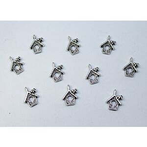 Made With Love 'Birdhouse' - Charms - 10 pack