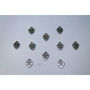 Made With Love 'Mini Heart' - Charms - 10 pack